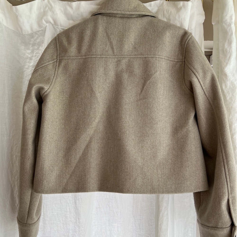 Zara Cropped Button Jacket - Picture 2 of 4